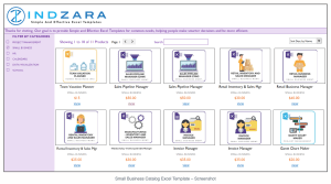 Small Business Digital Catalog – Excel Template