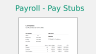Payroll Calculator Spreadsheet with Pay Stubs
