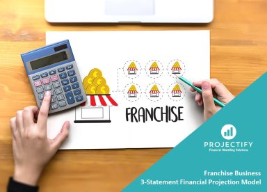 Franchise Business Financial Projection 3 Statement Model