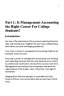 Choosing a Management Accounting Career