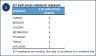 Employee Vacation Planner Excel Template