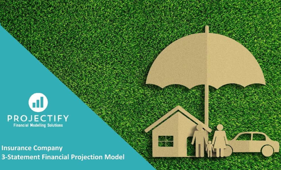 General Insurance Company Financial Projection 3 Statement Model - Eloquens