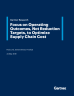 Gartner Research document - Focus on Operating  Outcomes, Not Reduction  Targets, to Optimize  Supply Chain Cost - Page 1