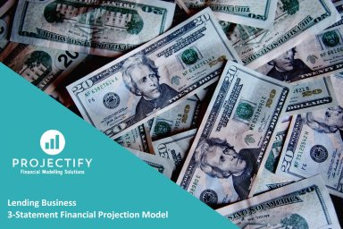 Lending Business Financial Projection 3 Statement Model