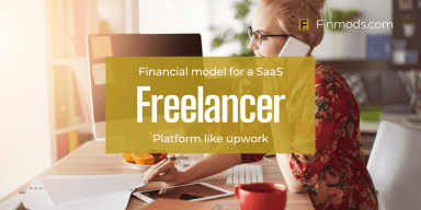 Freelancer SaaS Platform Financial Excel Model  + Video Tutorial
