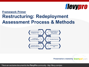 Restructuring: Redeployment Assessment Process & Methods