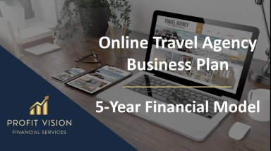 Online Travel Agency Business Plan - 5Yr Financial Projection Model