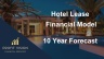 Hotel Lease Financial Model - 10 Year Forecast