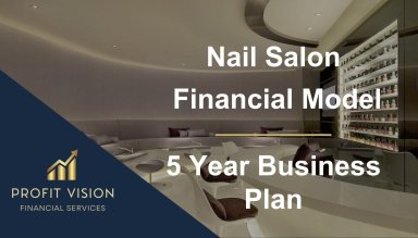 Nail Salon Financial Model - 5 year Business Plan