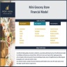 Mini Grocery Store Financial Model - Dynamic 10 Year Business Plan