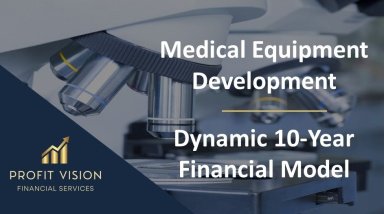 Medical Equipment Development - Dynamic 10 Year Financial Model