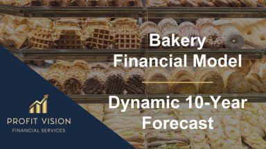 Bakery Financial Model - Dynamic 10 Year Forecast