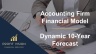 Accounting Firm - 10 Year Financial Model