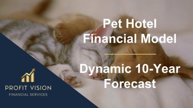 Pet Hotel Financial Model – Dynamic 10 Year Forecast