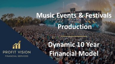 Music Events & Festivals Production - Dynamic 10 Year Financial Model