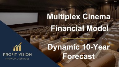Multiplex Cinema Financial Model – Dynamic 10 Year Forecast