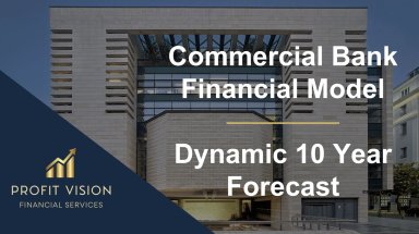 Commercial Bank Financial Model - Dynamic 10 Year Forecast