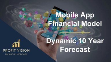 Mobile App Financial Model – Dynamic 10 Year Forecast
