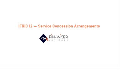 IFRIC 12 - Service Concession Arrangements