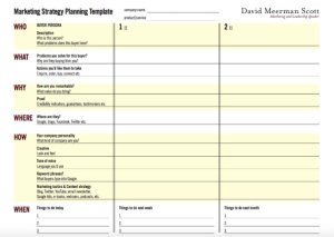 Marketing Strategy Planning Template
