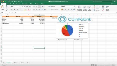 Cryptocurrency Investment Tracking Spreadsheet