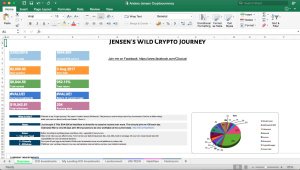 Cryptocurrency Portfolio Excel Tracker