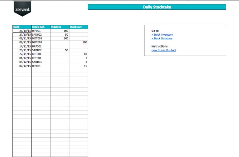 Inventory and Stock Management Tool in Excel - Eloquens