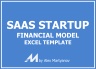 Powerful SaaS IT Startup Excel Financial Model Template