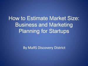 How to Estimate Market Size