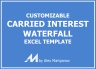Customizable Carried Interest Waterfall Excel Template