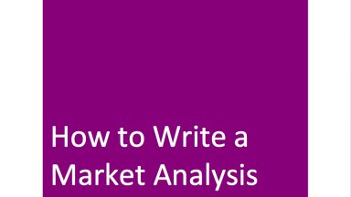 How to Write a Market Analysis