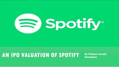 IPO Valuation Excel Model - Spotify