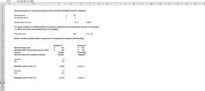 Retention Ratio Excel Template
