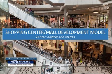 Shopping Centre Development Model - 20-year Three Statement Analysis and Valuation