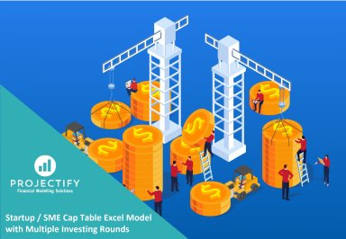 Startup / SME Cap Table Excel Model with Multiple Investing Rounds