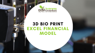 3D Bio Print Excel Financial Model