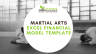 Martial Arts Excel Financial Model Template