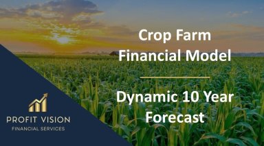 Crop Farm Financial Model – Dynamic 10 Year Forecast