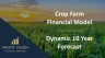 Crop Farm Financial Model – Dynamic 10 Year Forecast