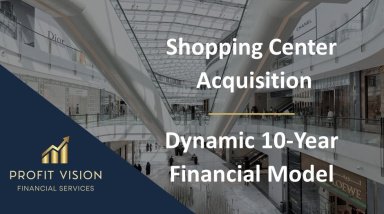 Shopping Center Acquisition Financial Model