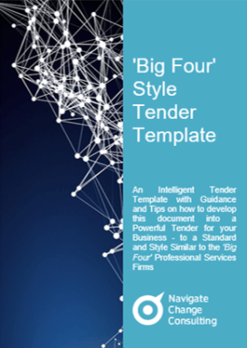 Big Four Professional Services Tender Template