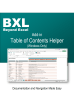BXL Table of Contents Creator/Manager Add-in