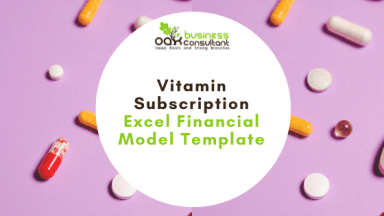 Vitamin Subscription Excel Financial Model Template