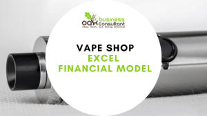 Vape Shop Excel Financial Model Template