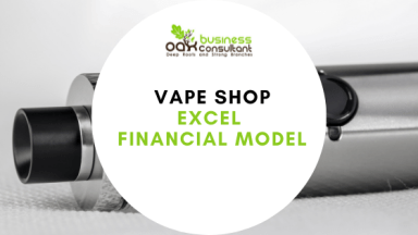 Vape Shop Excel Financial Model Template
