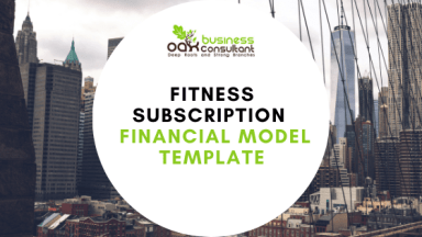 Fitness Subscription Excel Financial Model Template