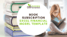 Book Subscription Excel Financial Model Template