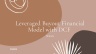 Leveraged Buyout Financial  Model with DCF