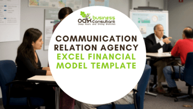 Communication Relation Agency Excel Financial Model Template