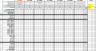 STAFF SCHEDULE - Restaurant / Bar Roster, Costed template